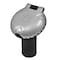 Attwood Attwood Deck Fill f/Carbon Canister System, Angled Body and Scalloped Chrome Cap 99DFCCAZ1S - alternate 1